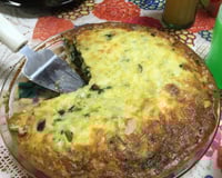 Quiche de espinafre