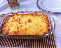 Arroz de forno com molho branco