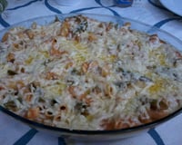 Macarrão cremoso ao forno