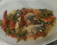 Sardinha de panela de pressão (simples)