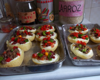 Batatas recheadas deliciosas