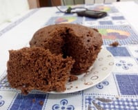 Bolo de chocolate na caneca
