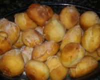 Bolinho com sobra de arroz com lentilha e frango