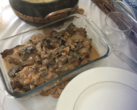 Filé ao funghi e mostarda dijon