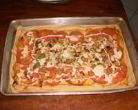 Massa de pizza artesanal