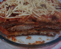 Filé de merluza e berinjela empanados à parmegiana