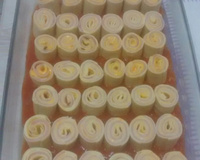 Caneloni de Presunto e Queijo ao molho