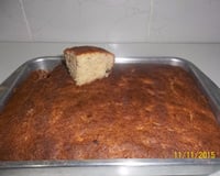 Bolo de banana nanica