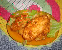 Filé de peito de frango à milanesa