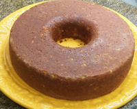 Bolo de farinha de tapioca com milho