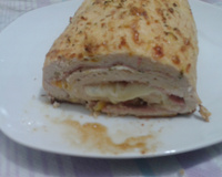 Rocambole fácil de frango