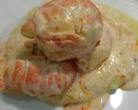 Lagostin ao requeijão