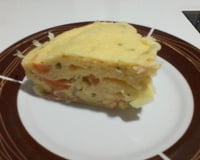 Mini torta salgada de microondas