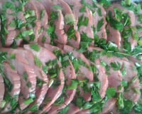 Tender ao molho salgado