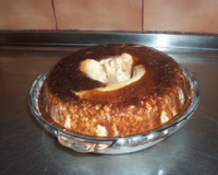 Sorvetão de macarujá com calda de chocolate