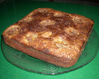 Bolo cuca de banana especial da tarde