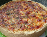 Quiche de alho poró