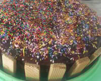 Bolo de chocolate de liquidificador