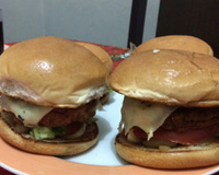 Hambúrguer de frango fit