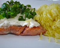 Salmão ao cream cheese