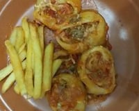 Rondelli com massa de pastel