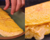 Troquei o pão por essa panqueca de milho de frigideira no café da manhã desde que a minha mãe cortou o glúten: fácil, rápido e gostoso