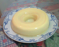 Pudim de leite em pó de microondas