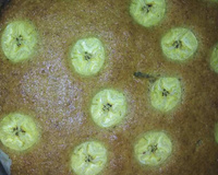 Bolo simples de banana de terra