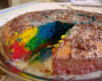 Bolo colorido