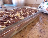 Pavê Branco e preto simples