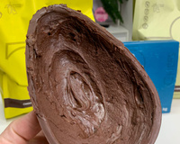 Ovo trufado com brigadeiro de café