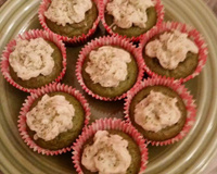 Cupcake salgado de espinafre