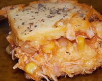 Torta de milho com frango