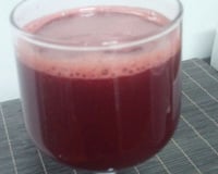 Suco de cenoura, beterraba, limão