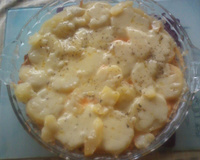 Batata de forno com frango rápida