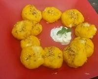 Bolinho de legumes assado