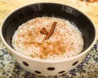Arroz doce simples e tradicional