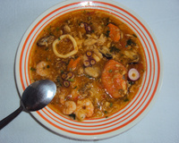 Sopa de frutos do mar