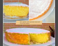 Bolo de laranja sem glúten e sem Lactose