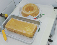 Pão de queijo gigante, recheado com requeijão cremoso