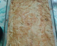 Torta de frango com massa podre