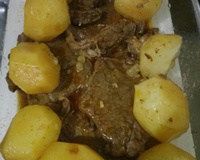 Contra file com batatas