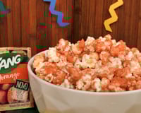 Pipoca doce colorida