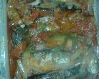 Sardinha na panela de pressão (igual as de lata do mercado)