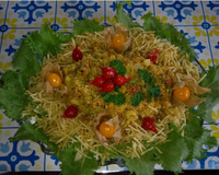 Farofa vegetariana de Natal