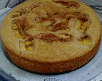 Bolo integral de banana e castanha