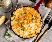 Torta de batata com cebola e parmesão SEM FARINHA DE TRIGO: atenção com a água da batata no preparo