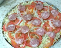 Pizza de berinjela