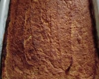 Bolo de batata doce roxa