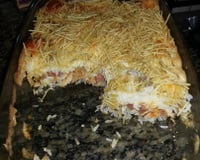 Arroz de forno com linguiça